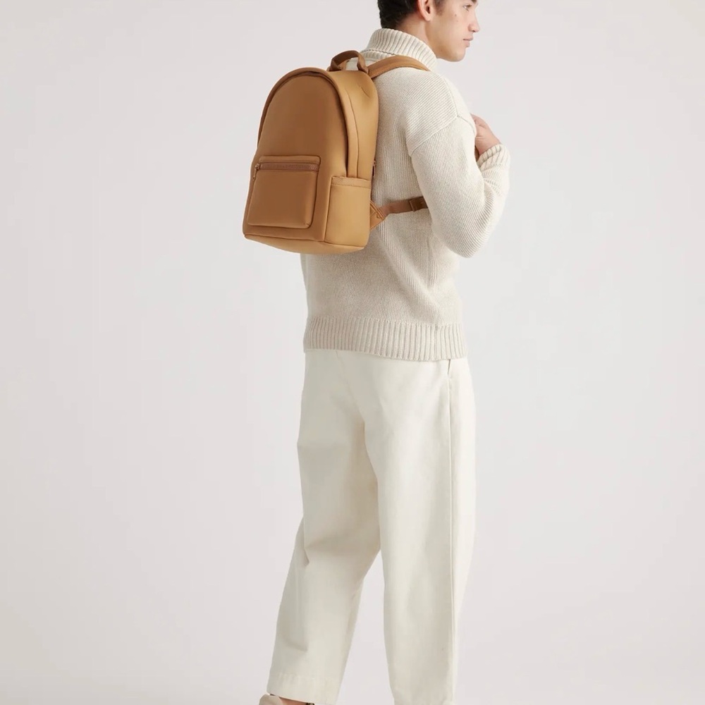 Quince All Day Neoprene Backpack in Mocha - Picture 2 of 10